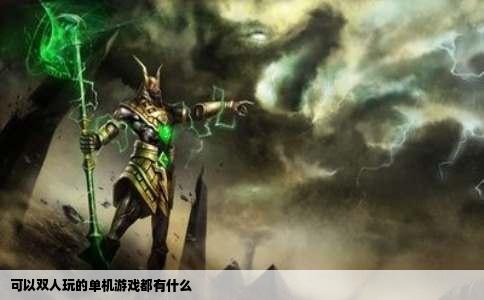 可以双人玩的单机游戏都有什么