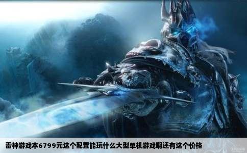 雷神游戏本6799元这个配置能玩什么大型单机游戏啊还有这个价格