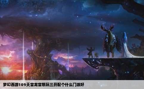 梦幻西游109天宫龙宫想玩三开配个什么门派好