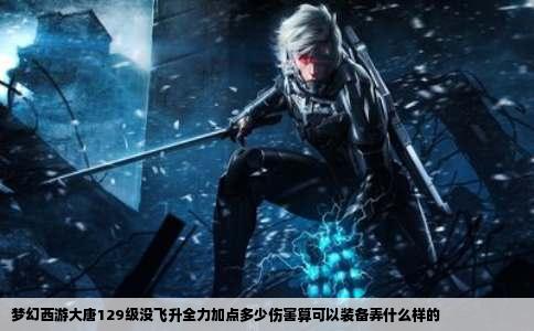 梦幻西游大唐129级没飞升全力加点多少伤害算可以装备弄什么样的