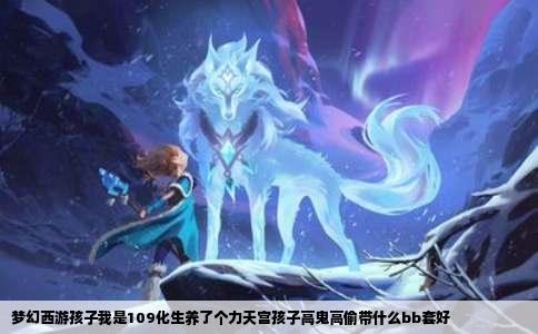 梦幻西游孩子我是109化生养了个力天宫孩子高鬼高偷带什么bb套好