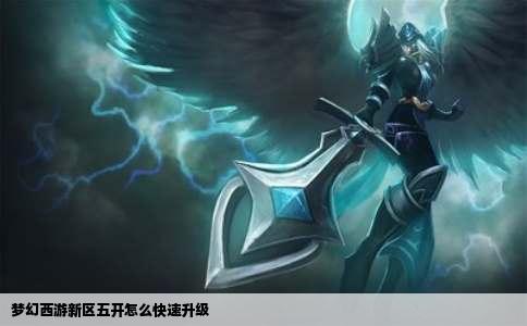 梦幻西游新区五开怎么快速升级