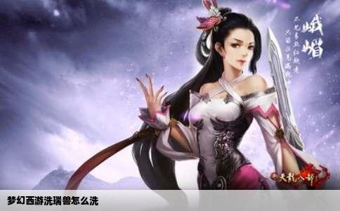 梦幻西游洗瑞兽怎么洗