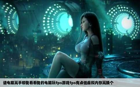 请电脑高手帮我看看我的电脑玩fps游戏fps有点低虚拟内存高换个