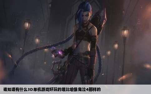 谁知道有什么3D单机游戏好玩的哦比喻像鬼泣4那样的