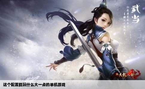 这个配置能玩什么大一点的单机游戏